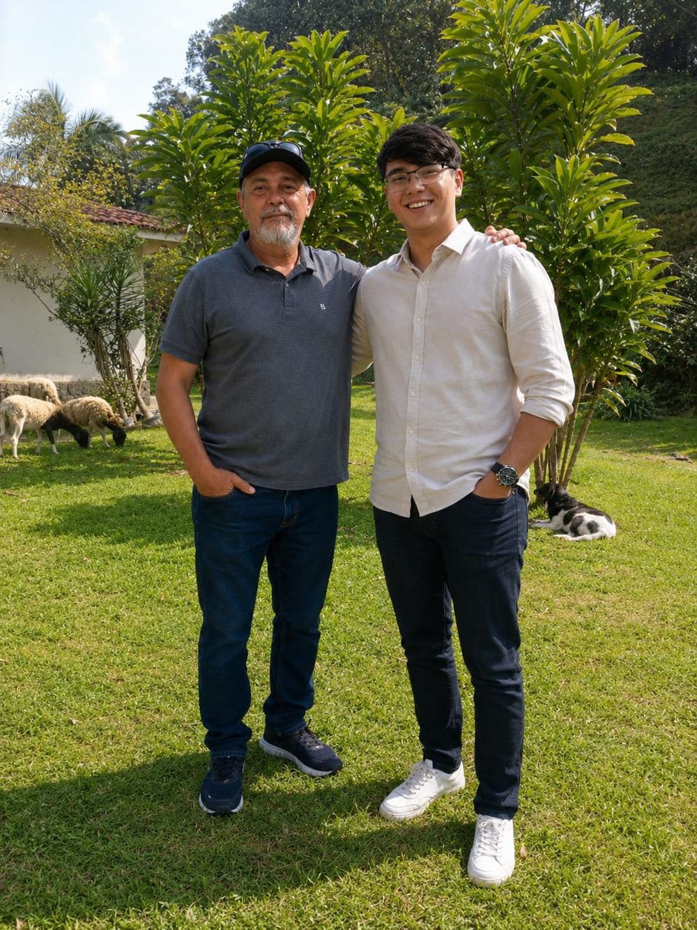 Peral Fernandes Júnior e Peral Fernandes Neto, da equipe do Empório Peral